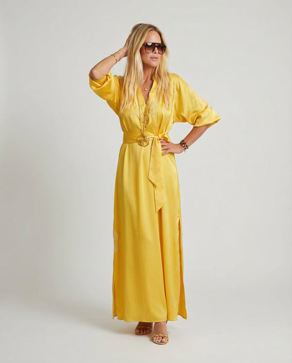 Vanita Rosa Long Dress Pascale