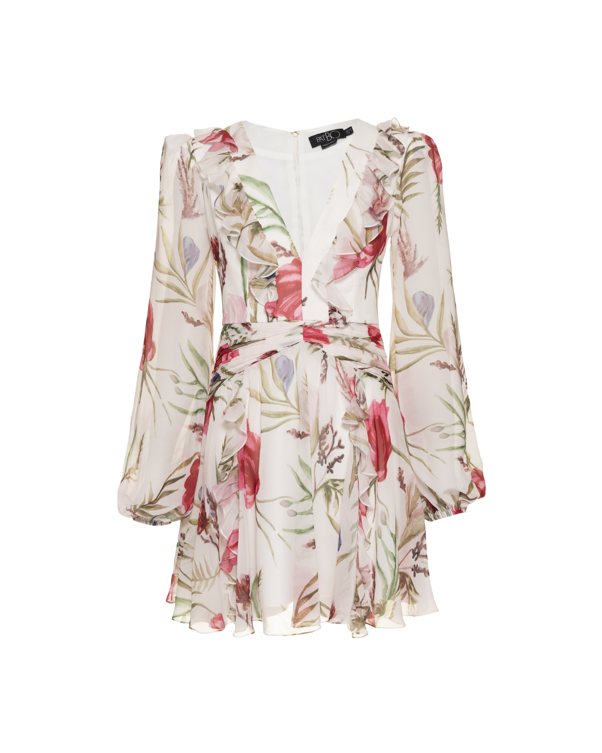 PatBo Viera V Neck Mini Dress