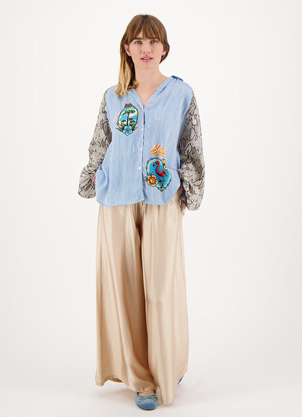 Me369 Adrianna Snake Blouse by Me 369 from Marina St Barth