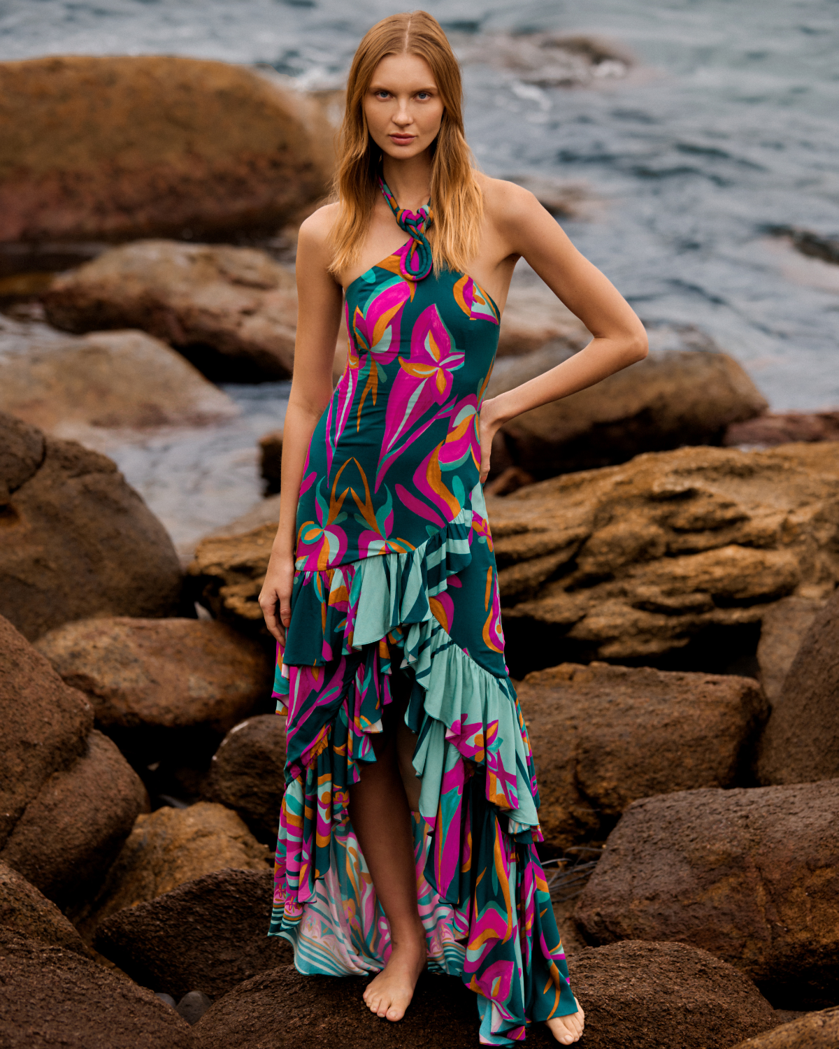 PatBo Aljezur Collar Dress - Premium Dress from PatBo - Just $725! Shop now at Marina St Barth