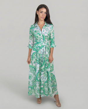 Shirt Dress New Style Linen