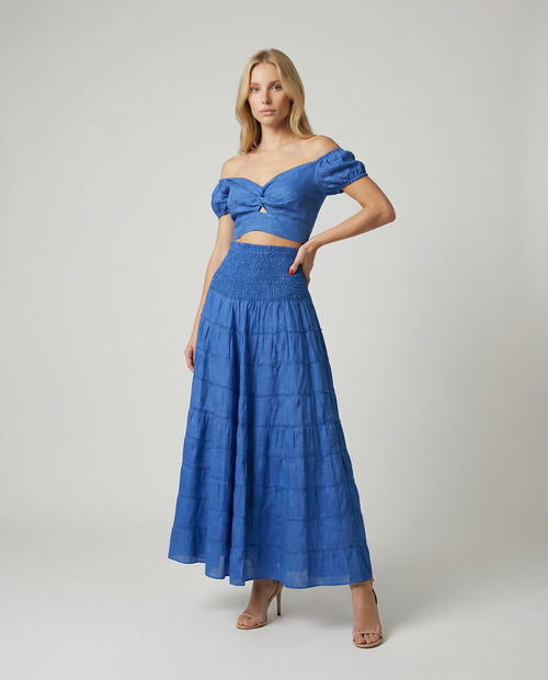 Bolero Susy Palloncino Linen Top by Marina St Barth from Marina St Barth