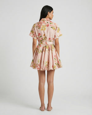 Ayla Buckle Belt Short Dress