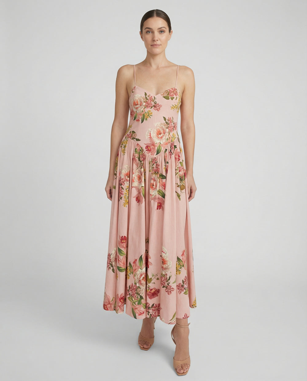 Ayla Corseted Midi Dress