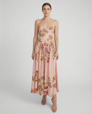 Ayla Corseted Midi Dress