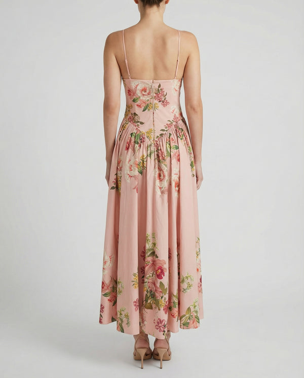 Ayla Corseted Midi Dress