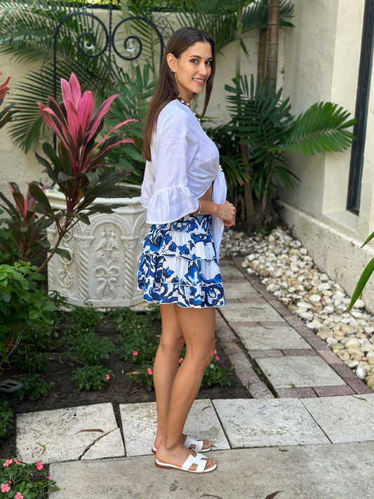 Positano Daisy Skirt - Premium Mini Skirts from Marina St Barth - Just $290! Shop now at Marina St Barth