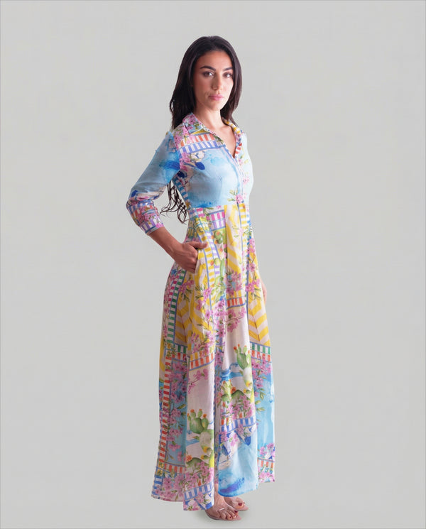 Shirt Dress New Style Linen