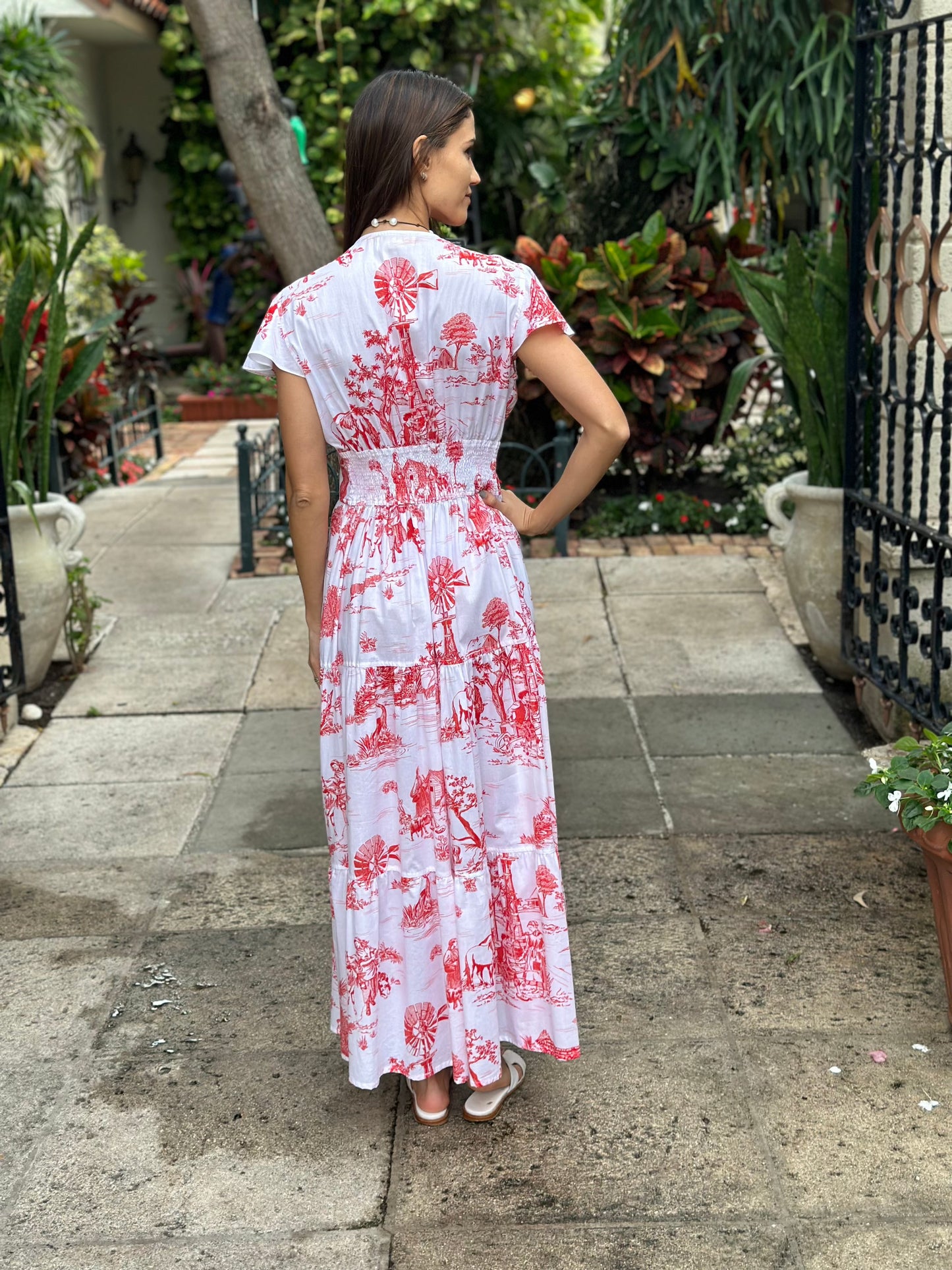 Blanca Sleeve Dress Toile - Premium Long Dresses from Marina St Barth - Just $890! Shop now at Marina St Barth