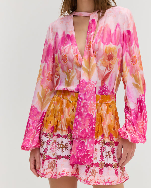 Sintra Flower Shirt - Premium  from Marina St Barth - Just $395! Shop now at Marina St Barth