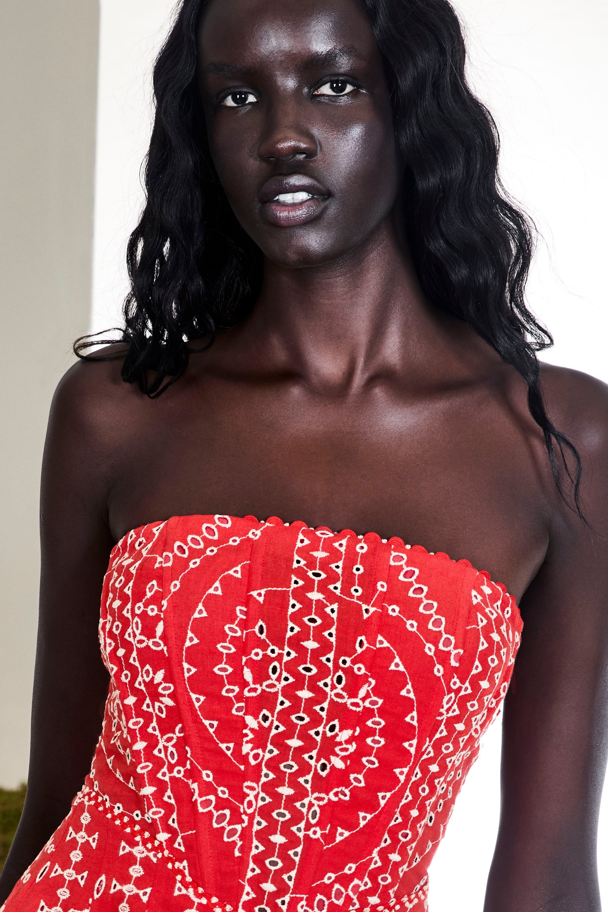 ワンピース Charo Ruiz SS25 Short Dress Clem (254601 IVORYNELUM) Charo Ruiz Short Dress Clem | Marina St Barth
