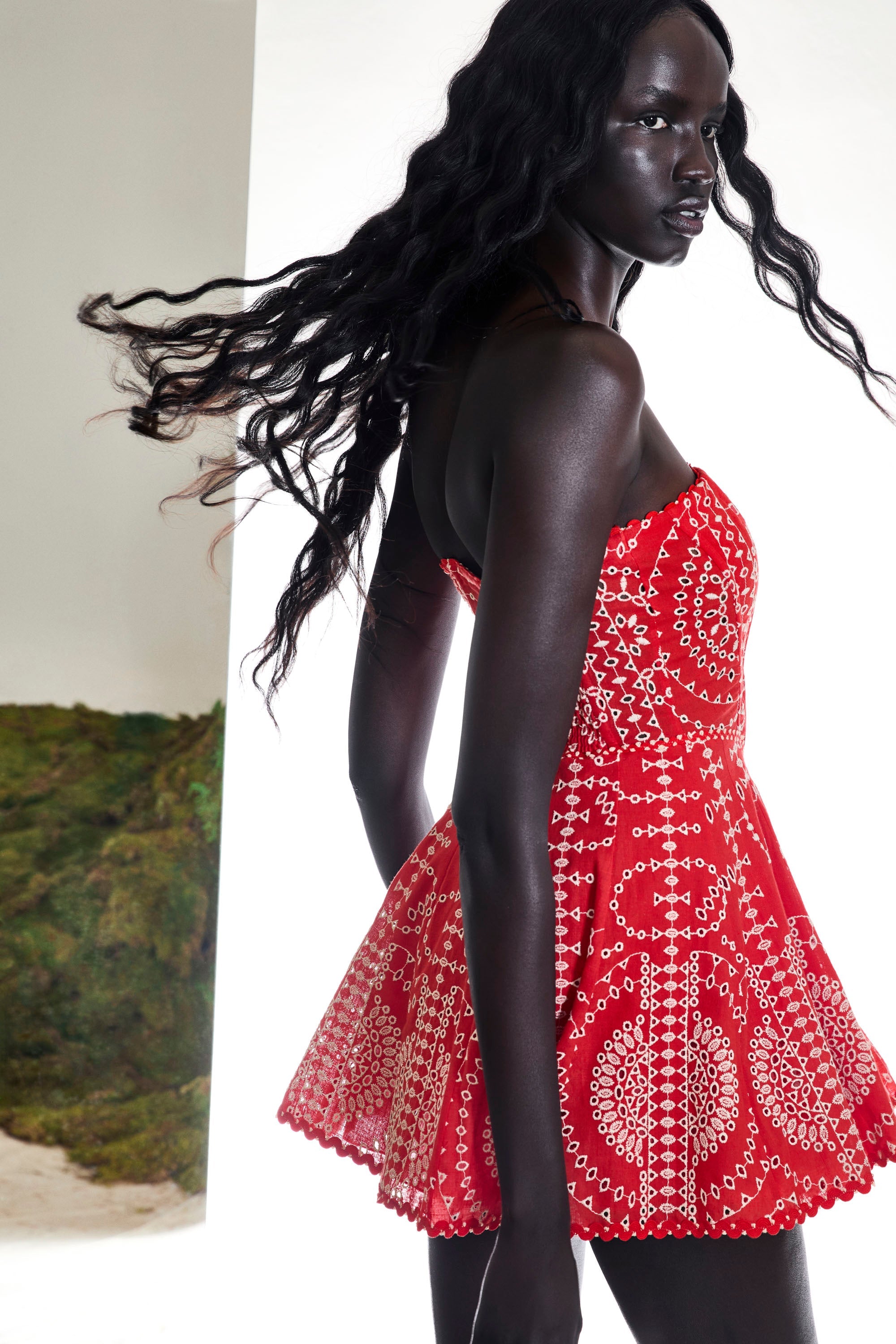 ワンピース Charo Ruiz SS25 Short Dress Clem (254601 IVORYNELUM) Charo Ruiz Short Dress Clem | Marina St Barth