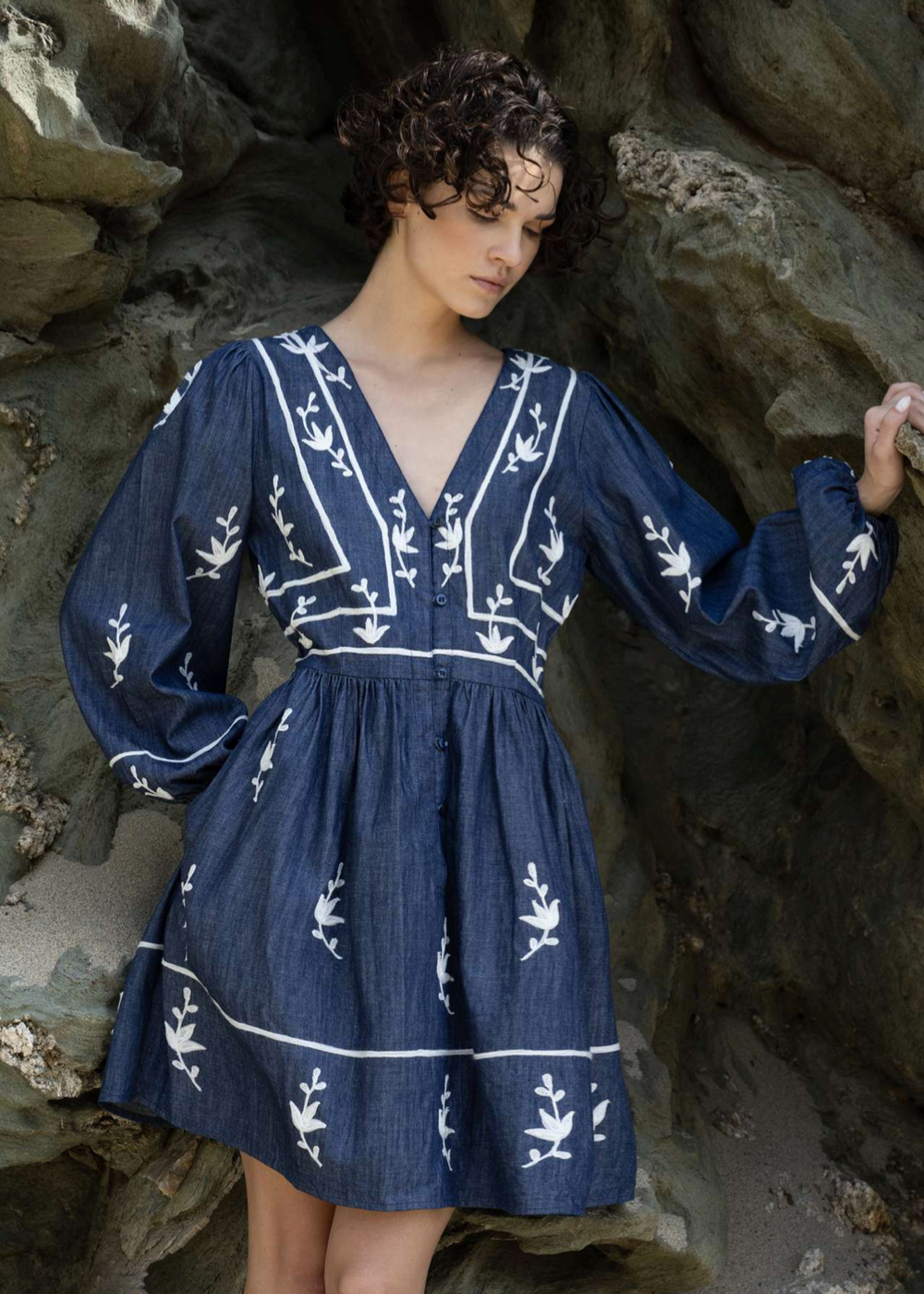 kamara mini dress The Kamara Modest Floral Dress