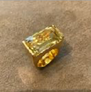 Tay Lemon Qtz Set Castillo Ring by Tay from Marina St Barth