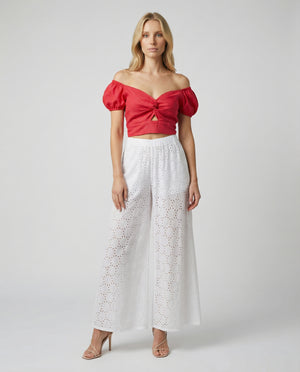 Bolero Susy Palloncino Linen Top