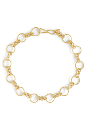 Sylvia Saturn Gold Necklace