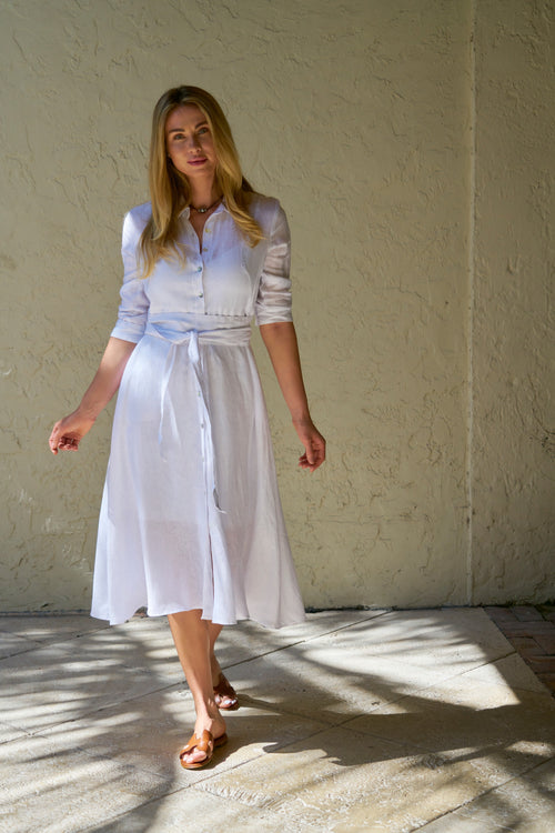 Shirt Dress Midi Antibes by Marina St Barth from Marina St Barth