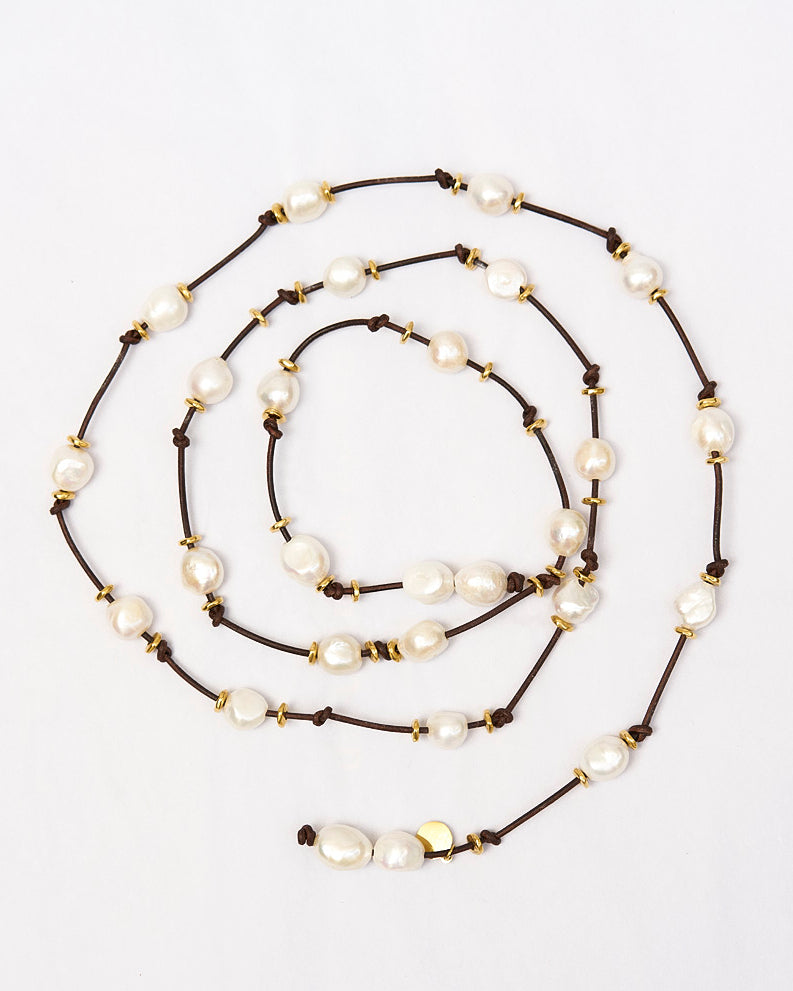 Pearl Necklace Classic - Premium Jewelry from Marina St. Barth - Just $290! Shop now at Marina St Barth