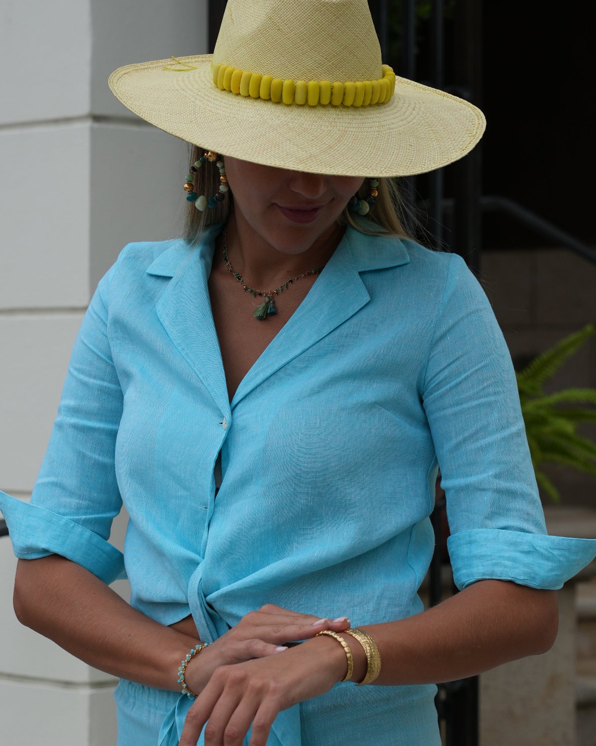 Blazer Button Linen - Premium Top from Marina St. Barth - Just $290! Shop now at Marina St Barth