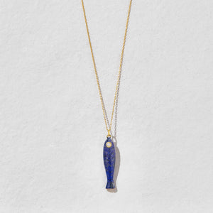 Dory Blue Fish Necklace