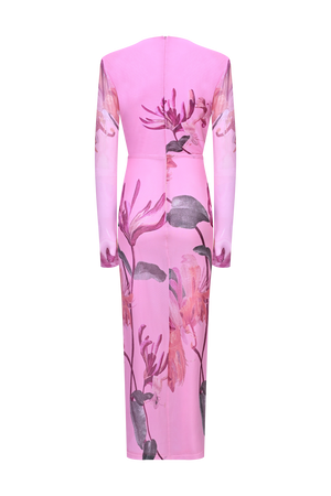 PatBo Honey Flower Tulle Midi Dress