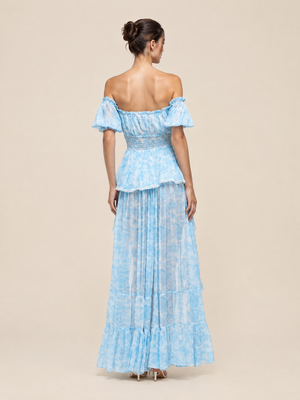 Ella Dress Bleu Jouy