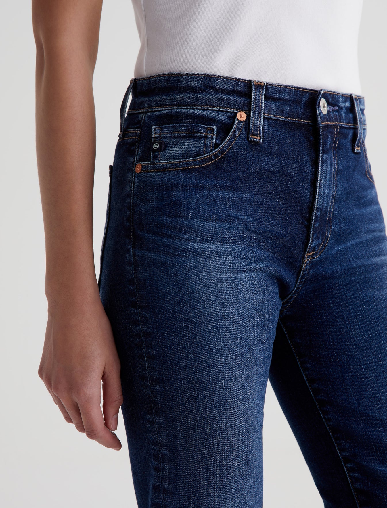 AG Mari Crop Havana - Premium Denim Pant from Marina St Barth - Just $215! Shop now at Marina St Barth