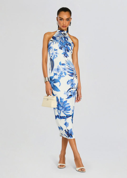 Midi Dress Gabi - Premium Midi Dress from Rococo & Sand - Just $348! Shop now at Marina St Barth