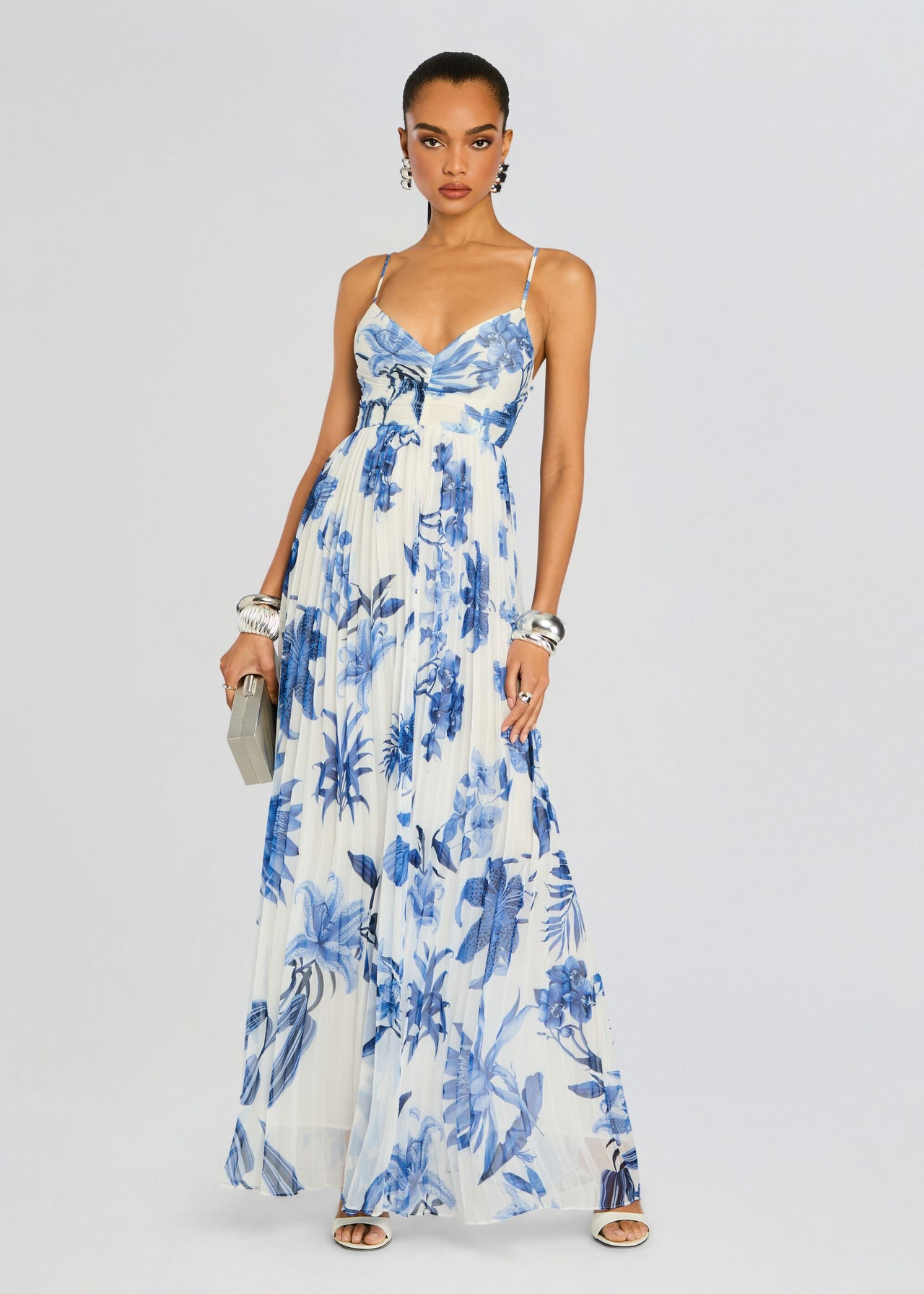 Pleated Maxi Dress Gabi - Premium Dress from Rococo & Sand - Just $340! Shop now at Marina St Barth