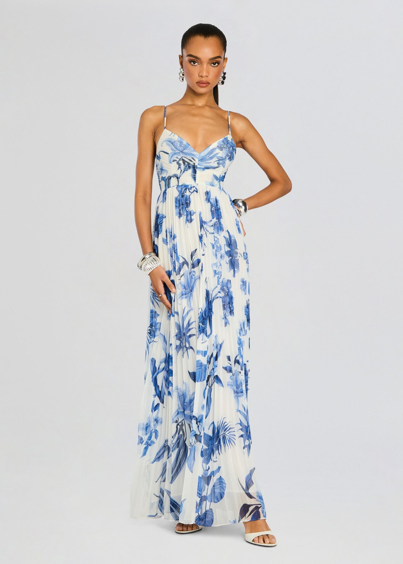 Pleated Maxi Dress Gabi - Premium Dress from Rococo & Sand - Just $340! Shop now at Marina St Barth