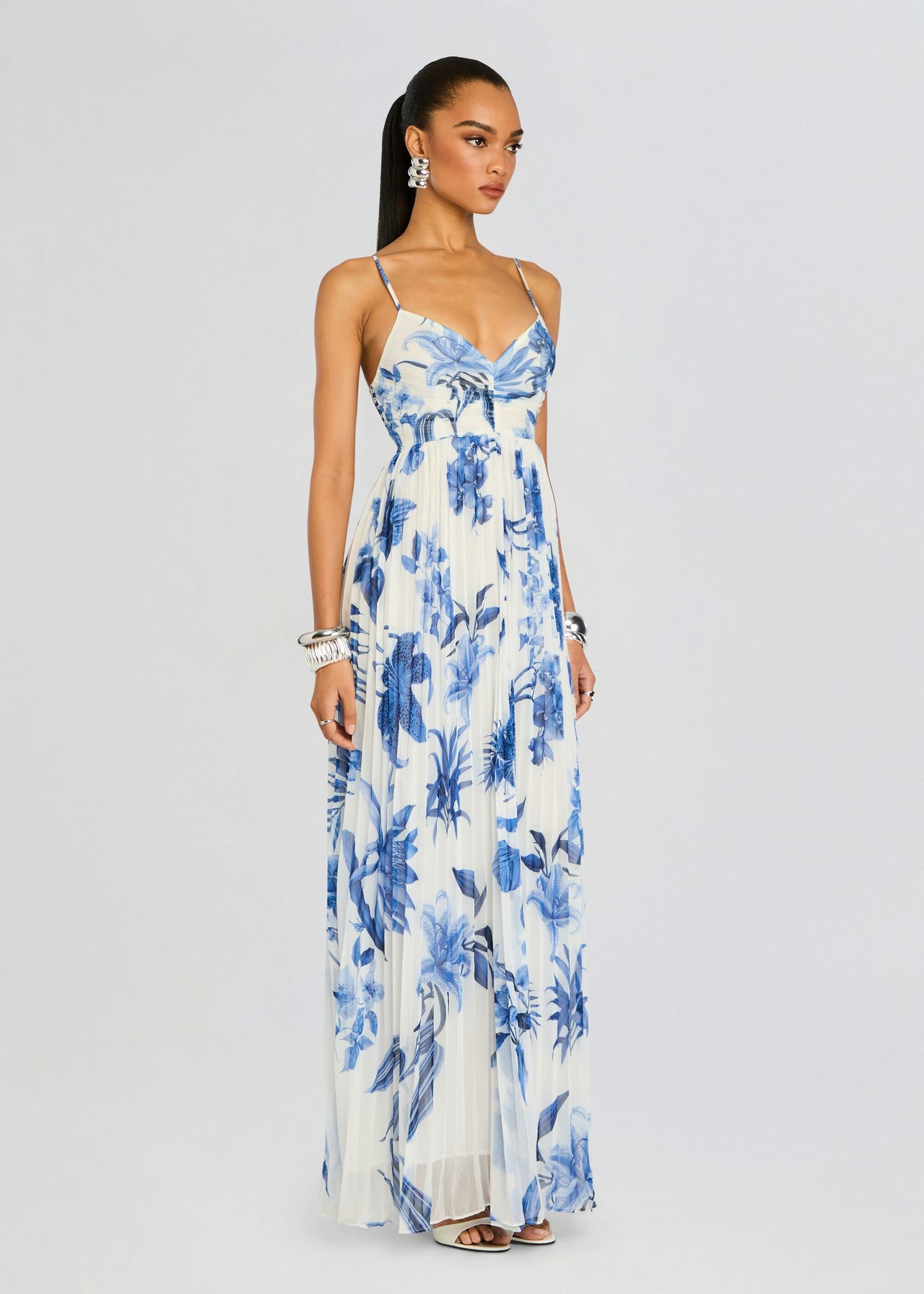 Pleated Maxi Dress Gabi - Premium Dress from Rococo & Sand - Just $340! Shop now at Marina St Barth