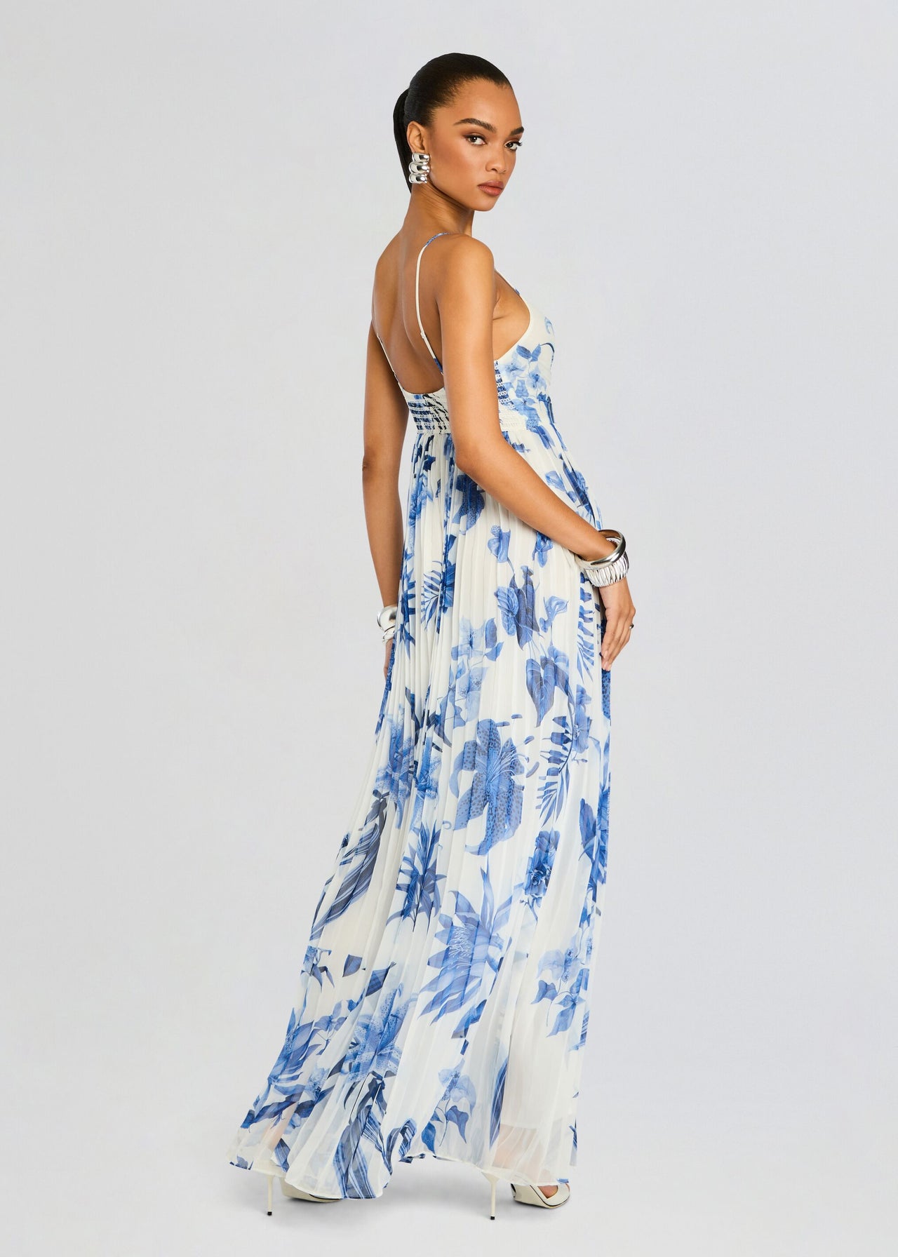 Pleated Maxi Dress Gabi - Premium Dress from Rococo & Sand - Just $340! Shop now at Marina St Barth