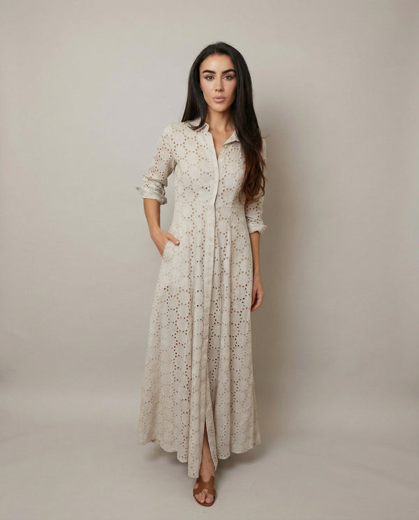 Shirt Dress Eyelet