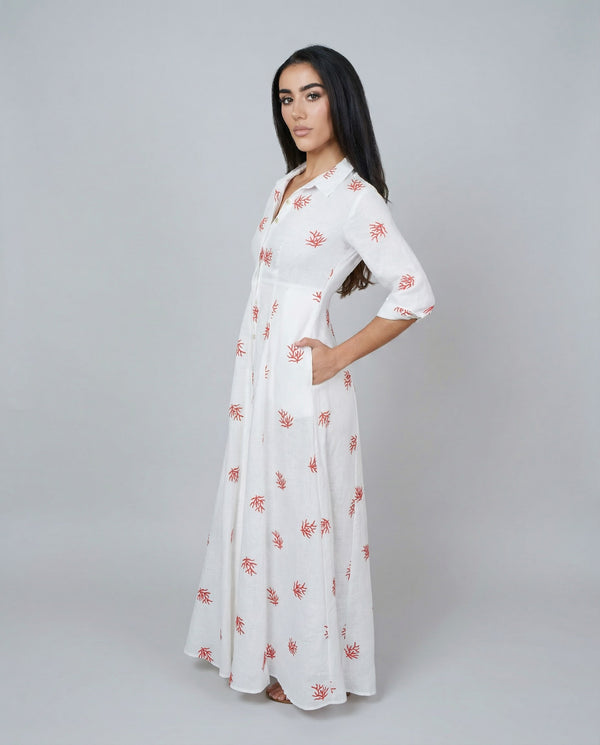 Shirt Dress New Style Linen