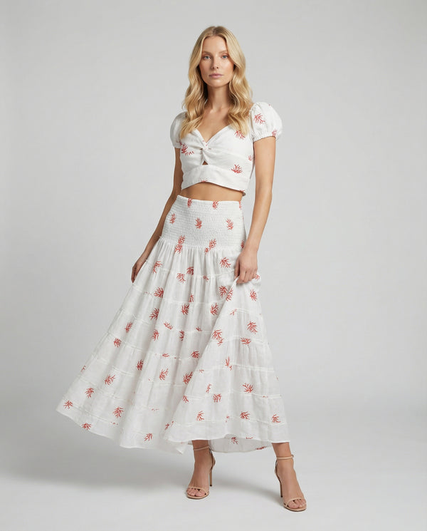 Bolero Susy Palloncino Linen Top