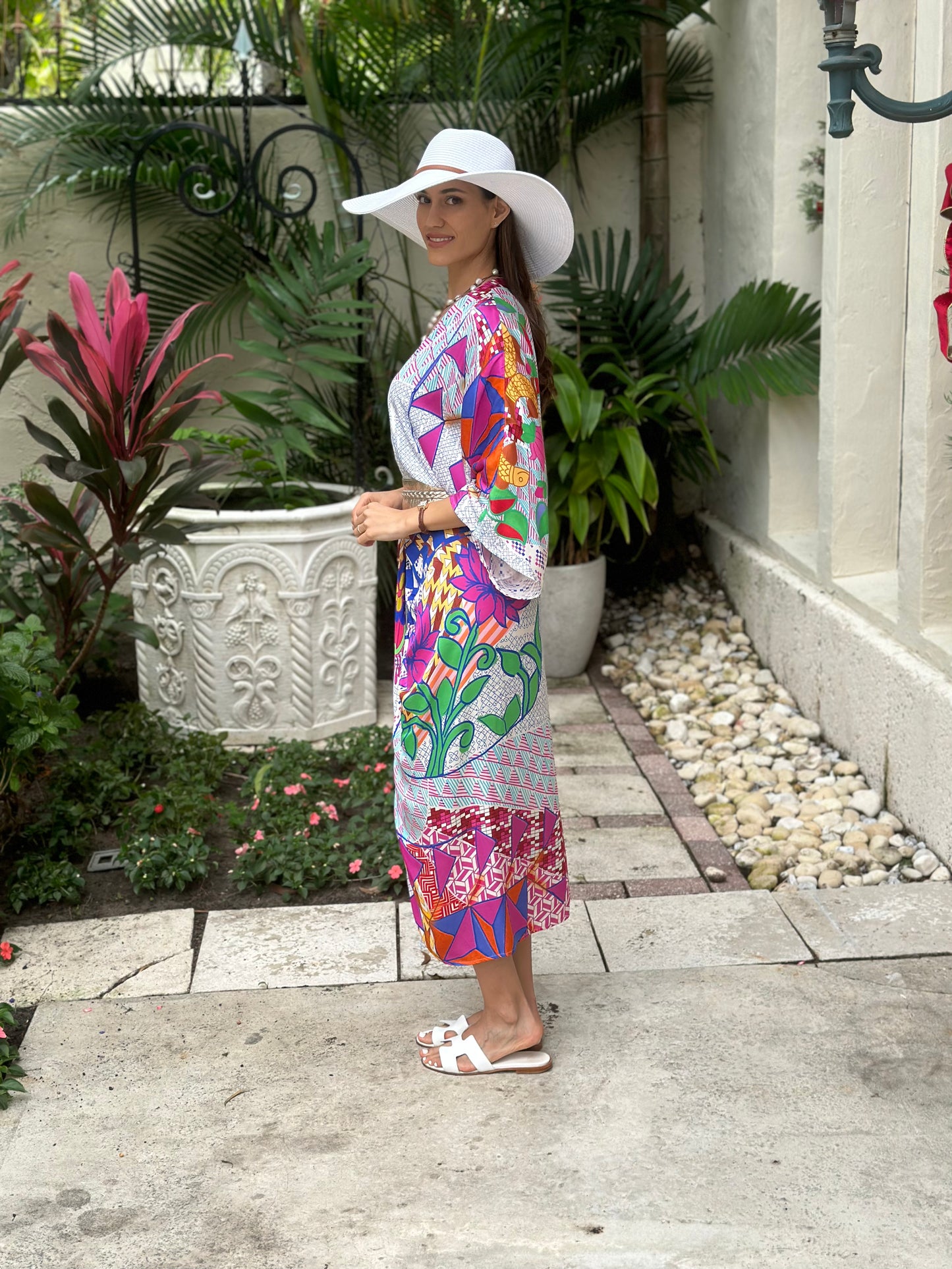 Sophia Rangoli Kimono Dress - Premium Kimono from Marina St Barth - Just $398! Shop now at Marina St Barth