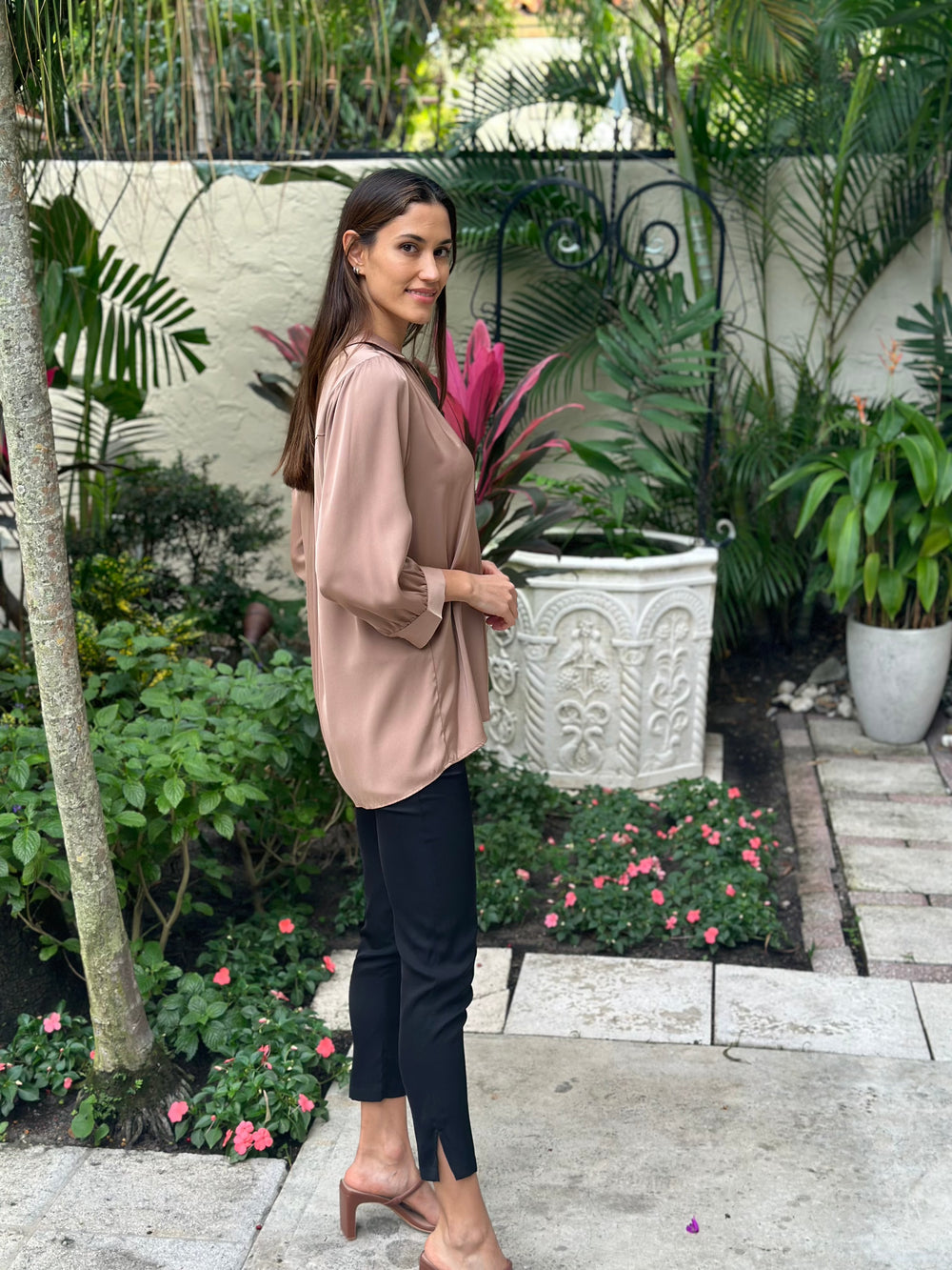 Nouvelle Silk St. Lucia Shirt by Nouvelle / Silk95five from Marina St Barth