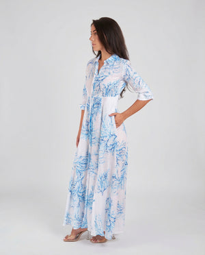 Shirt Dress New Linen Printed