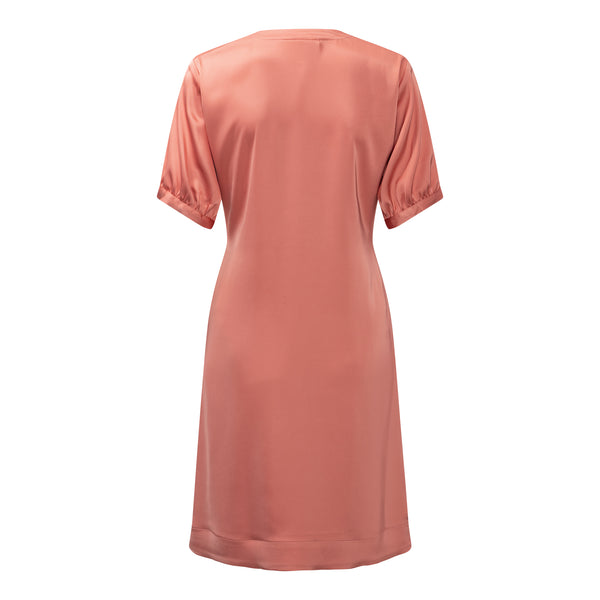 faye peach mini dress Faye Short Dress S / Semi Rich Peach