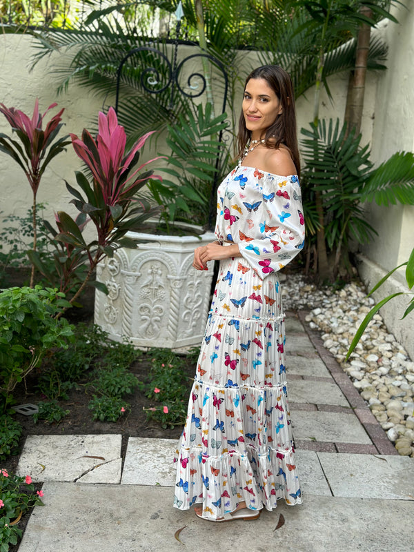 Marlea Marine Maxi Skirt Silk by Marina St Barth from Marina St Barth
