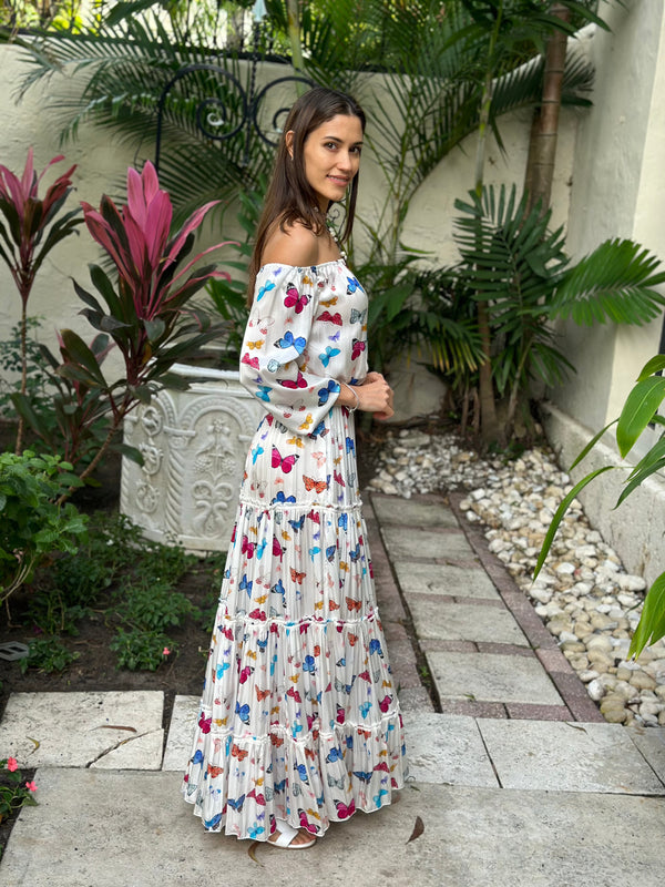 Marlea Marine Maxi Skirt Silk by Marina St Barth from Marina St Barth