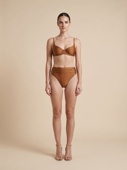 Lenny Niemeyer Side Ruched Bikini Bottom