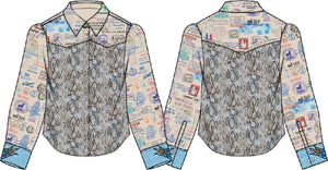 Grace Snake Cropped Shirt by Marina St Barth from Marina St Barth