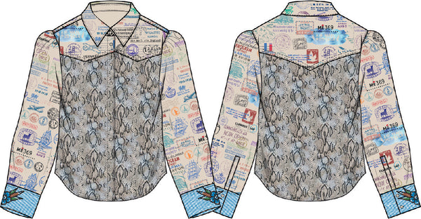 Grace Snake Cropped Shirt by Marina St Barth from Marina St Barth