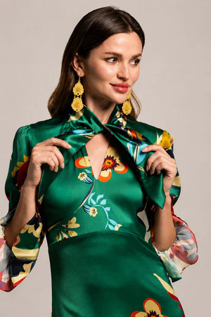 Golden Fleur Earrings by Trisha paterson from Marina St Barth