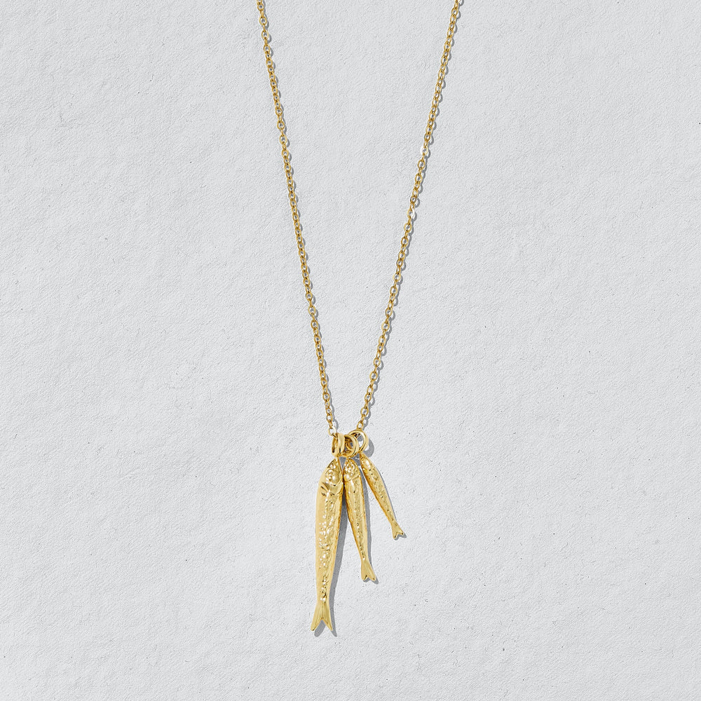 Gone Fishing Charm Necklace