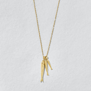 Gone Fishing Charm Necklace