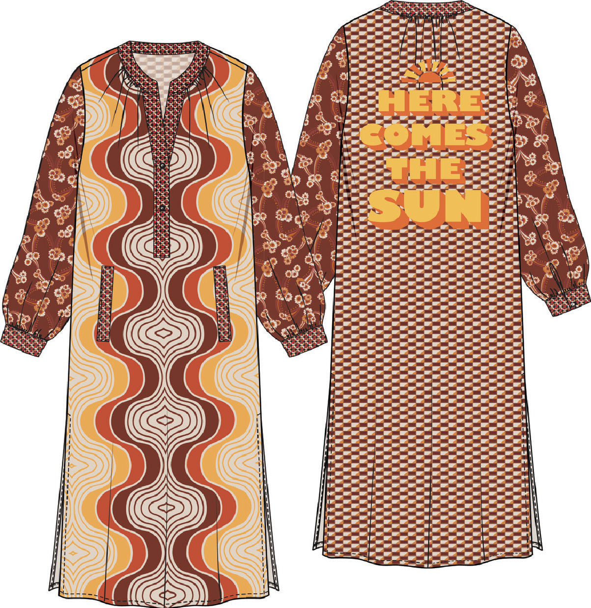 ME 369 Hanna Sunset Dress - Premium Midi Dress from Marina St Barth - Just $365! Shop now at Marina St Barth