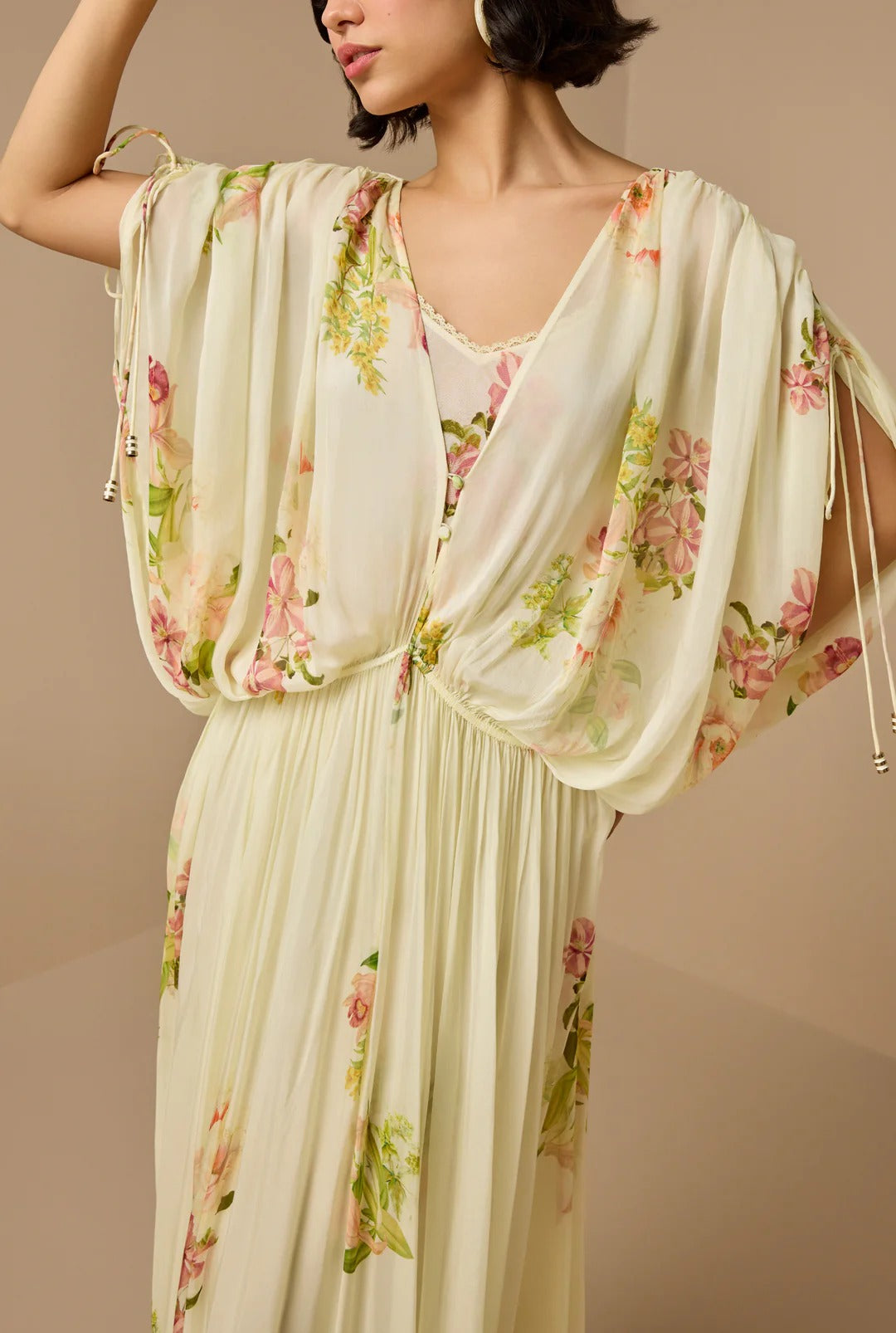 hemant and nandita silk dress Tuhi Maxi Dress