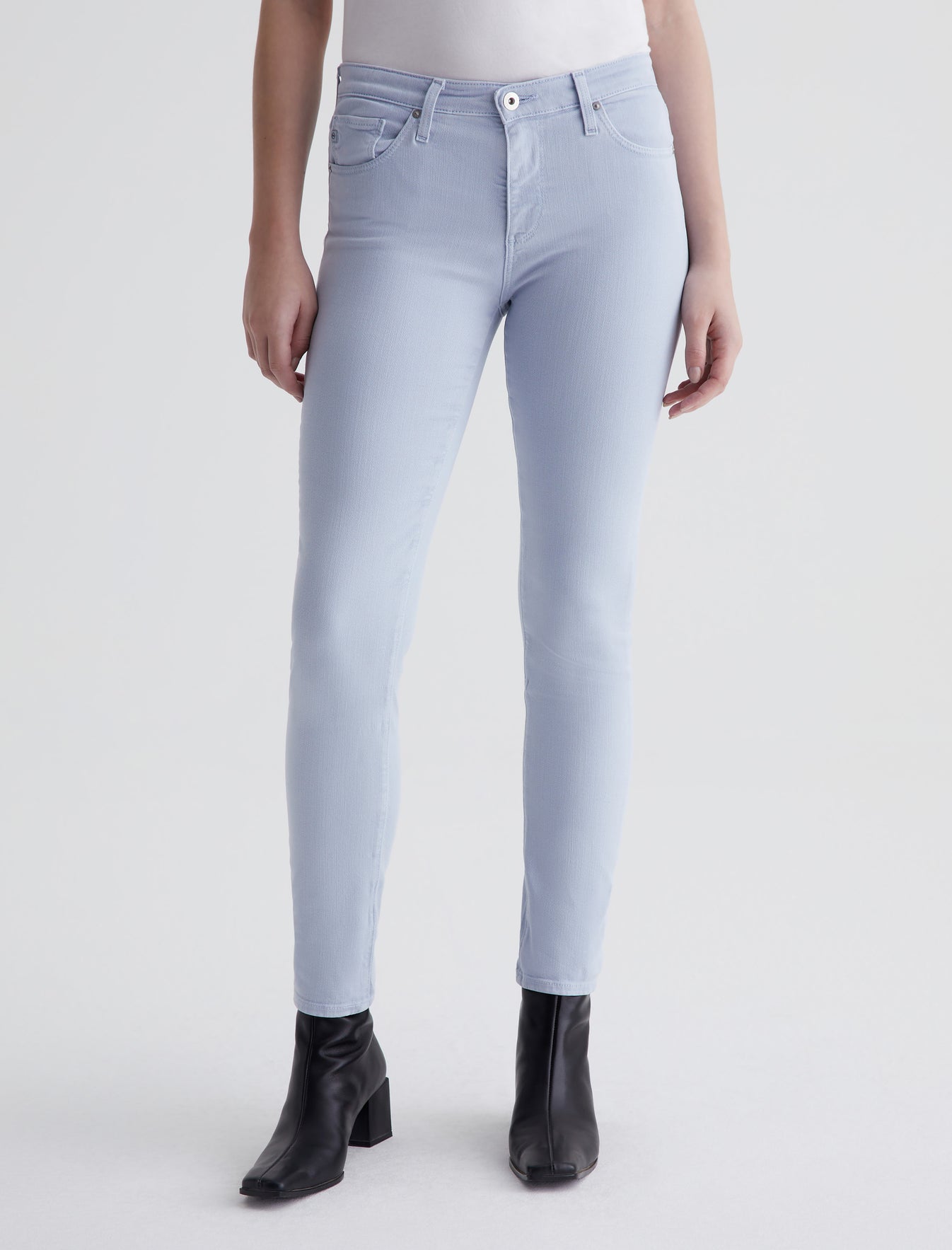 AG Prima Ankle Sulfur Blue - Premium Denim Pant from Marina St Barth - Just $210! Shop now at Marina St Barth